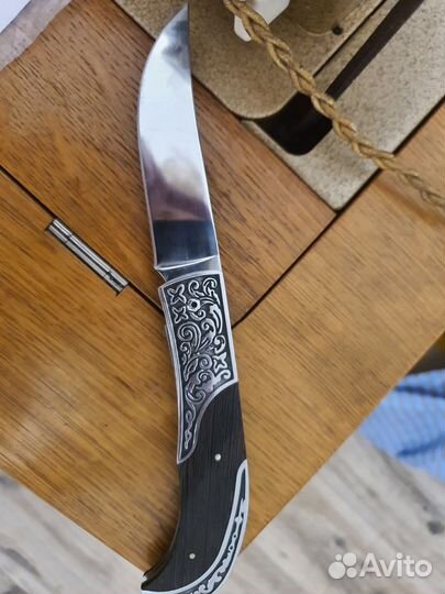 Нож складной ручной работы