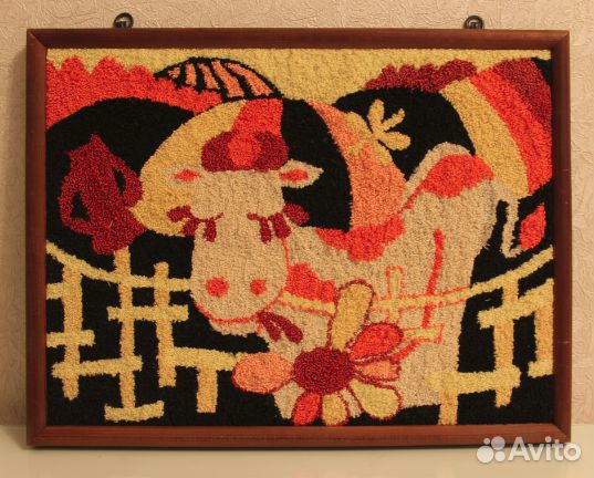 Картина. Ковровая вышивка