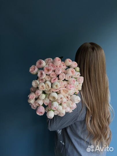 Роза пионовидная букет