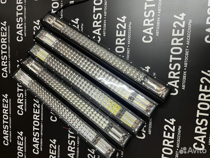 Светодиодная led балка 3х рядная 12/24