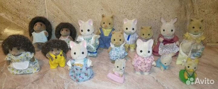 Sylvanian Families жители, мебель