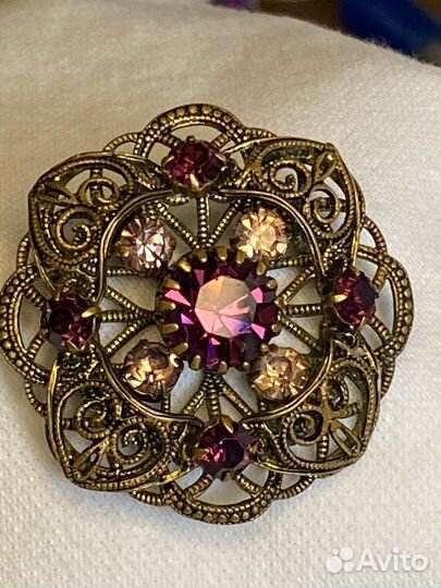 Брошь Чехословакия Винтаж