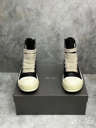 Rick Owens Drkshdw Jumbo Lace High Black