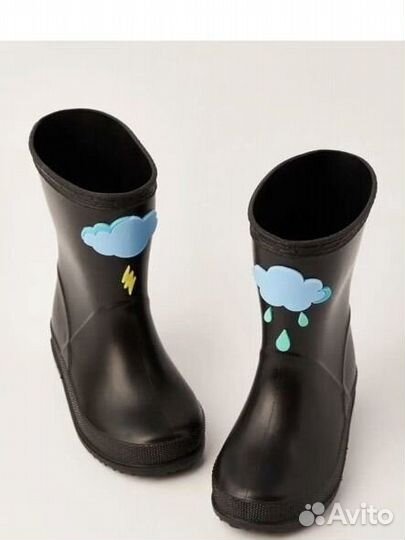 Детские резиновые сапоги Тучки