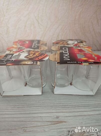 Посуда хрусталь, стаканы, стопки, салатник