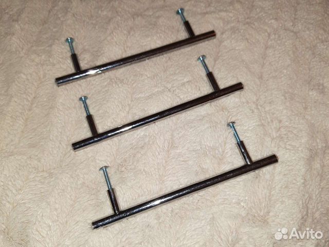 Ручки для мебели металлические хромированные