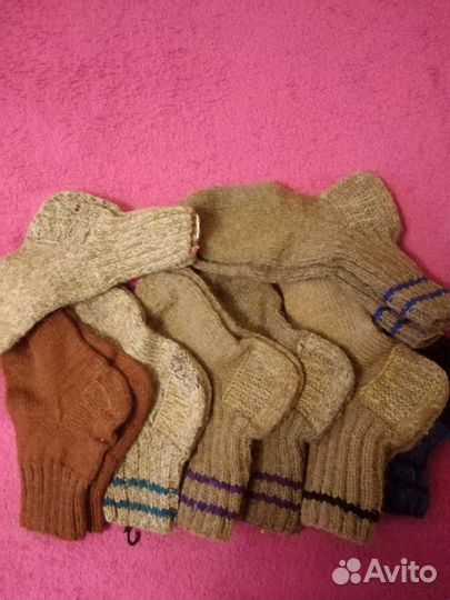 Носки шерстяные мужские, женские, детские