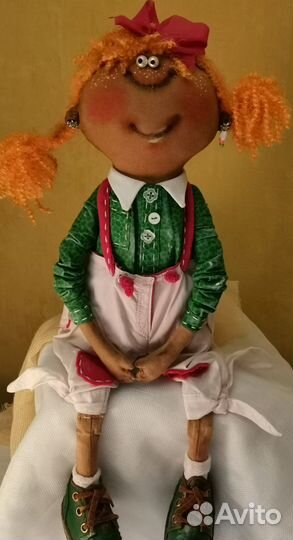 Интерьерная кукла ручной работы