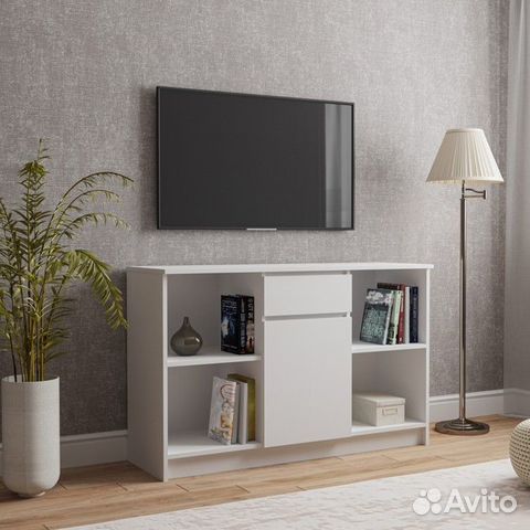 Тумба под тв Мори, белая - 9188728