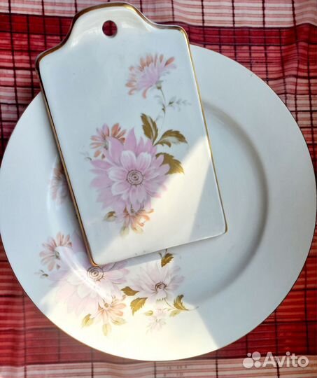 Сервиз столовый Хризантемы. Дулёво. СССР