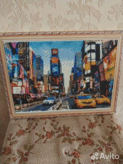 Нарисованная картина по номерам