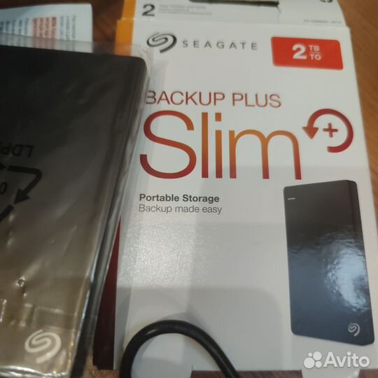Usb диск 2 тб Seagate slim baskup plus