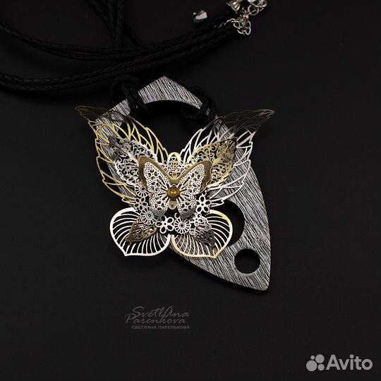 Кулон 3 в 1 музыка осени дизайнерские украшения