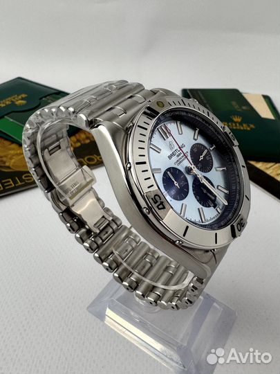 Мужские часы Breitling chronomat blue