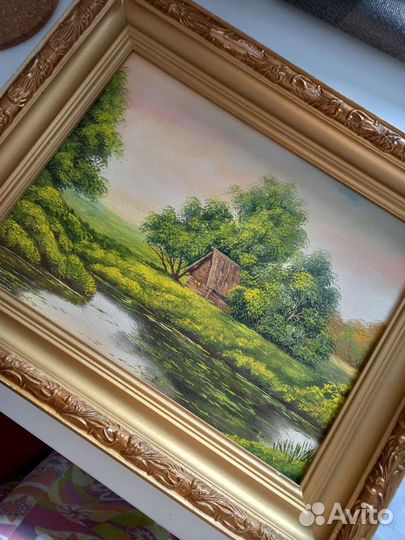 Картина маслом на холсте пейзаж