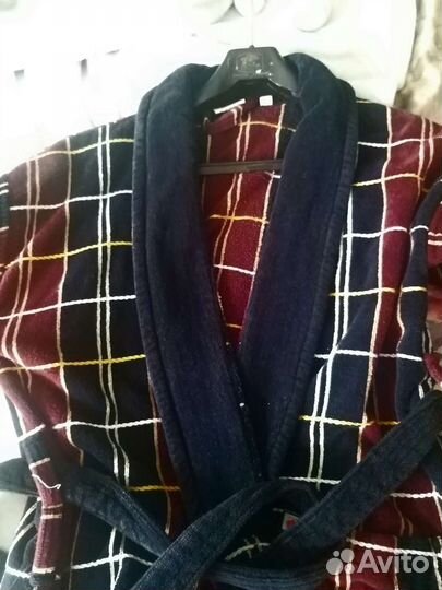 Мужской махровый халат,50/52