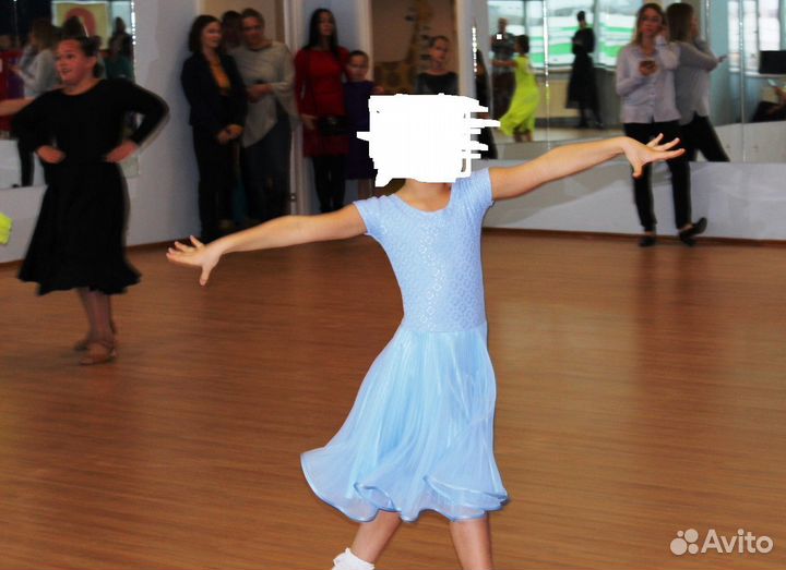 Платье рейтинговое для бальных танцев р128-134