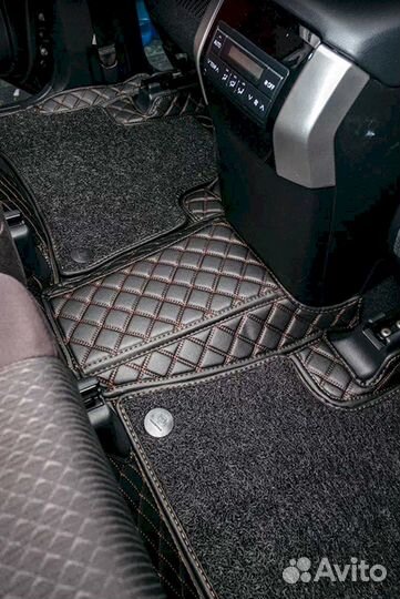 3D коврики из экокожи Maybach