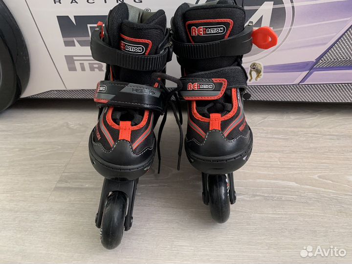 Детские ролики и защита reaction 26-31