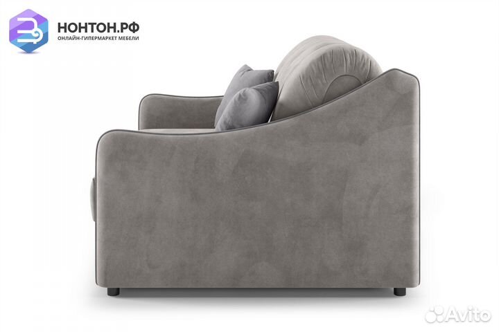 Диван аккордеон Эско серо-бежевый / серый