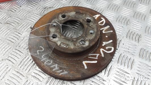 Диск тормозной передний hyundai getz TB (ADN12K601