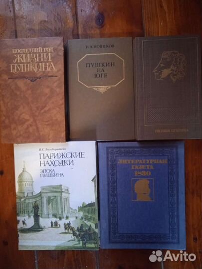 Книги о пушкине