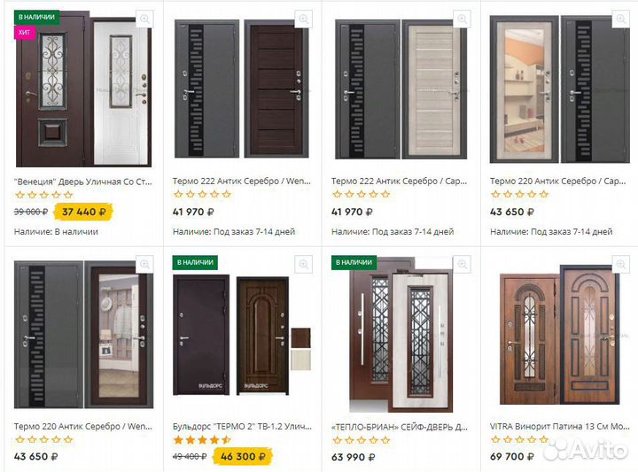 Уличная дверь с двойным Терморазрывом Пермь