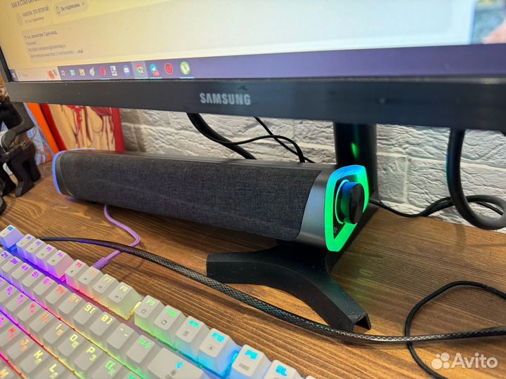 Колонка для компьютера с подсветкой