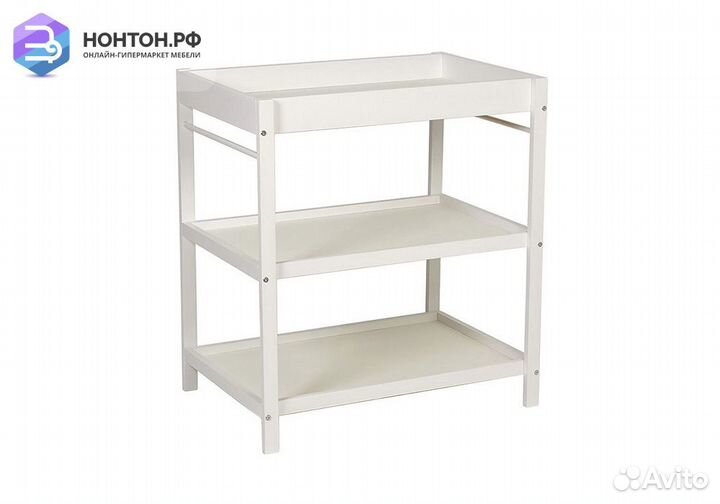 Пеленальный столик Polini kids Simple 1080 белый