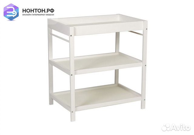 Пеленальный столик Polini kids Simple 1080 белый