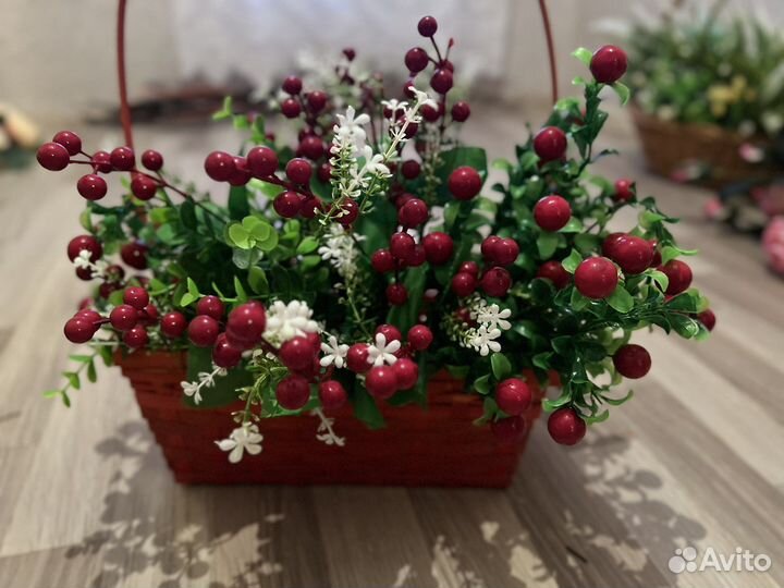 Корзина с цветами