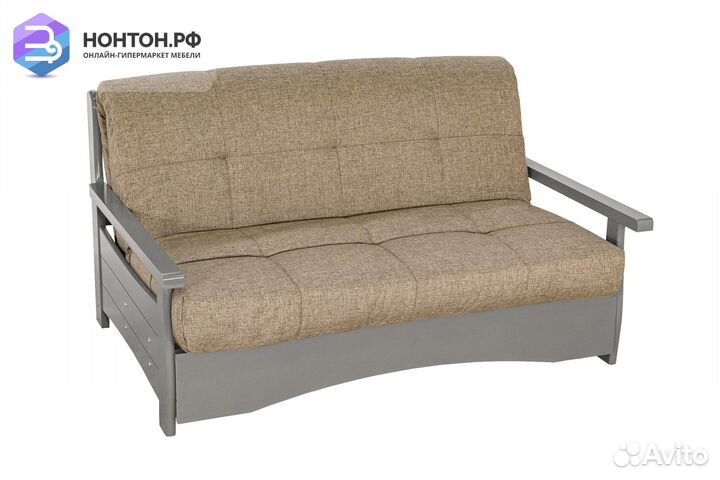 Диван Аккордеон Массив темно-бежевый