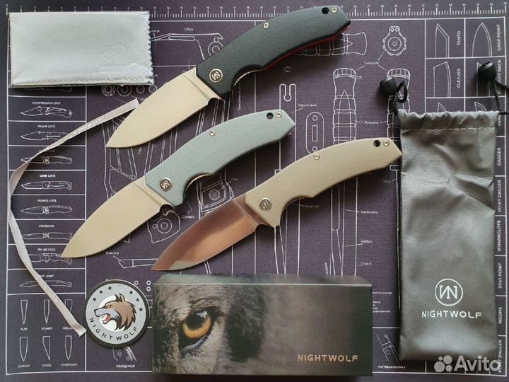 Складной нож Nightwolf N05