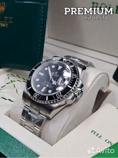 Часы мужские Rolex Submariner Black механические