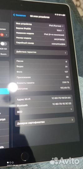 iPad pro 12.9 2020 256