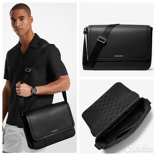 Michael Kors Cooper Messenger Bag муж сумка