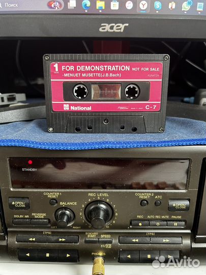 Кассета National C-7 for demonstration