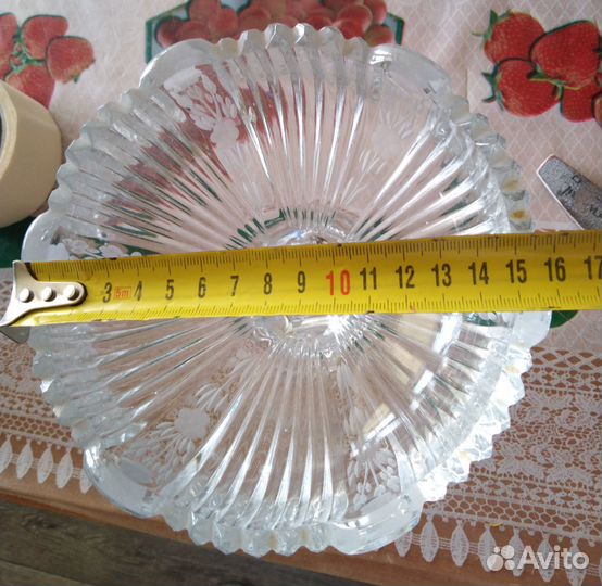 Вазы хрустальные, 90х годов
