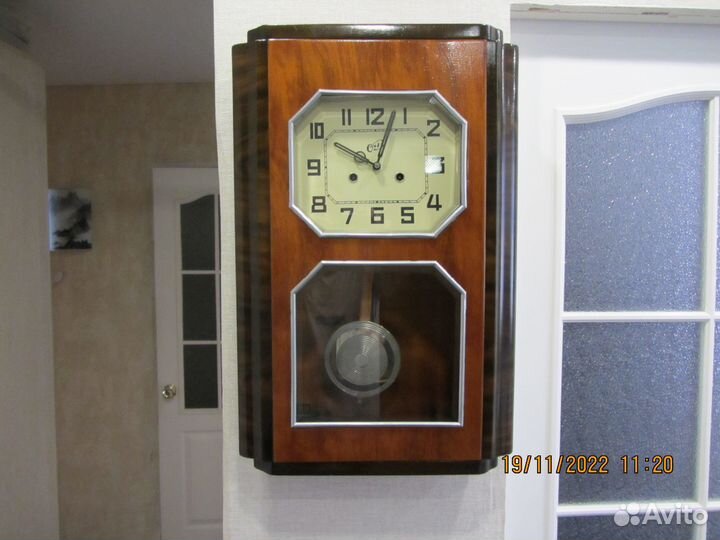 Часы старинные очз с боем 1962 год