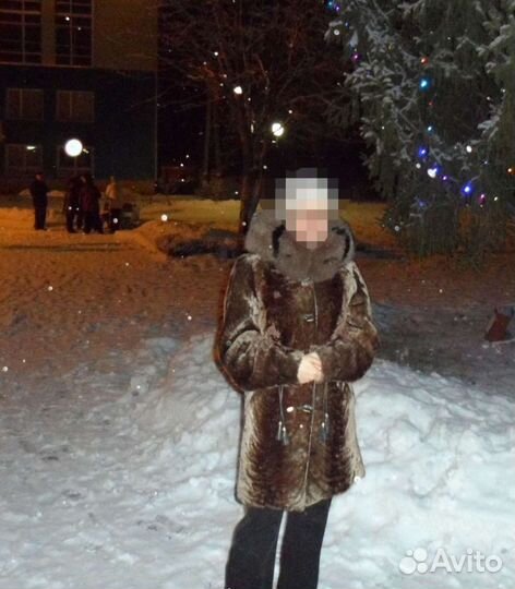 Шуба из мутона