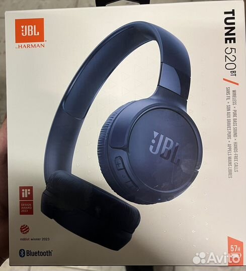 Беспроводные наушники jbl tune 520bt