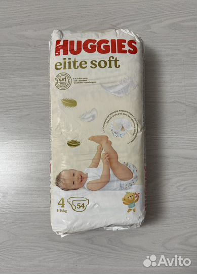 Подгузники трусики huggies elite soft 4