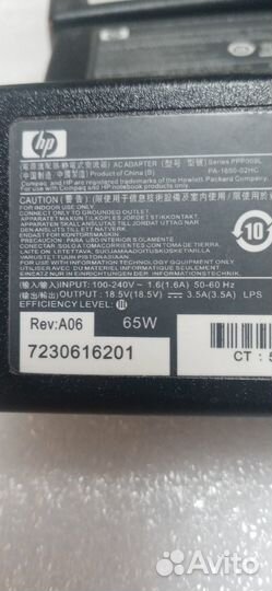 Блок питания Hp для ноутбука 4.0x1.7 18-19v