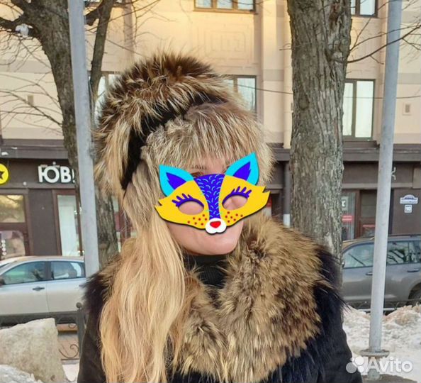 Шапка натуральный мех