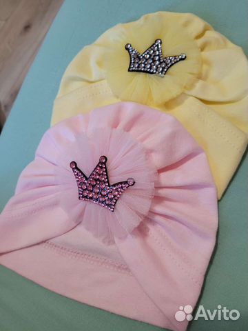 Шапка чалма для девочки