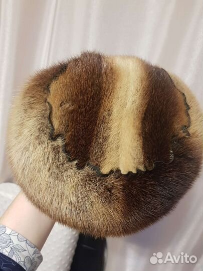 Шапка норковая женская