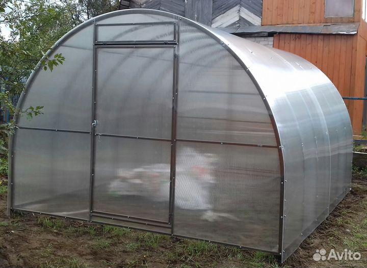 Теплицы сверхпрочный каркас 40х20 + 40х40 шаг 0.66