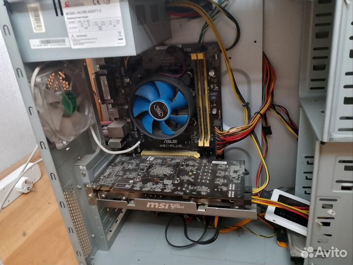 Игровой компьютер GeForce GTX 560Ti с монитором