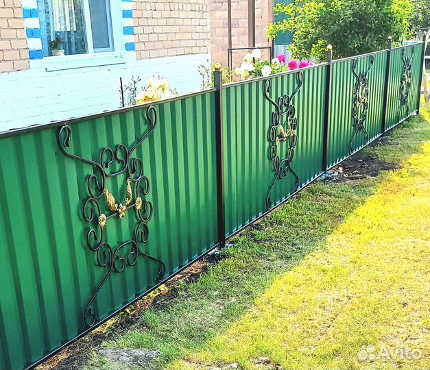 Ворота, заборы, оградки, лавочки, холодная ковка