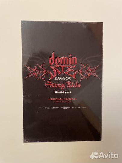Stray Kids открытка с Ханом с концерта dominATE
